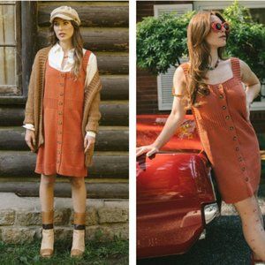 Jackson Rowe Knit Saranda Dress - Tiger Lily